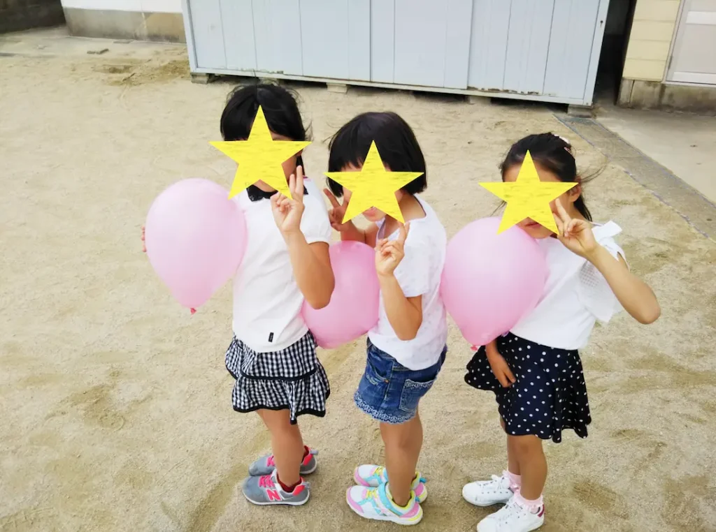仲良し女の子チームの写真